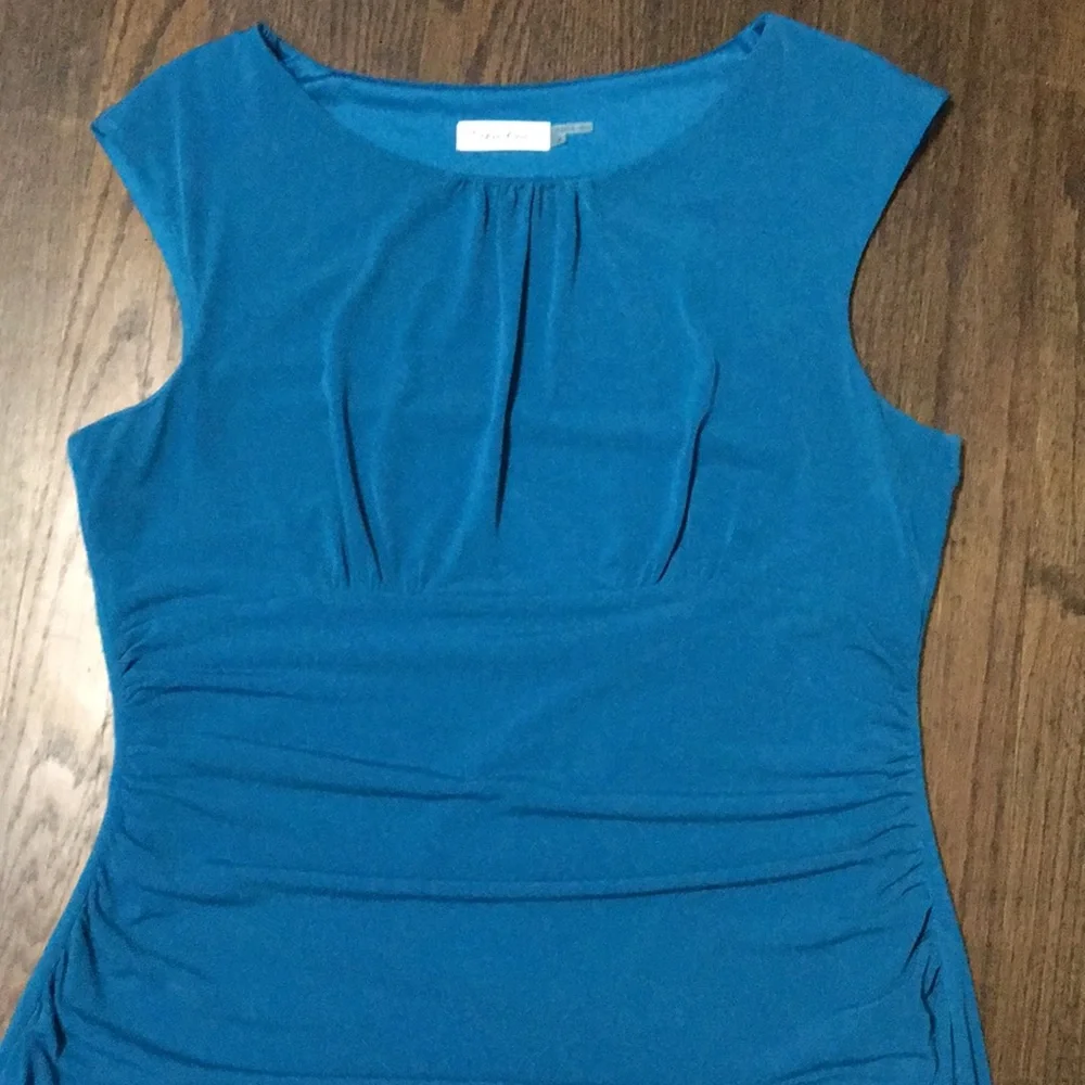 Calvin Klein Blue Midi Dress - Picture 3 of 5